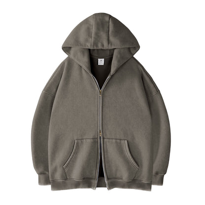VintageWash™ Oversized Zip Hoodie