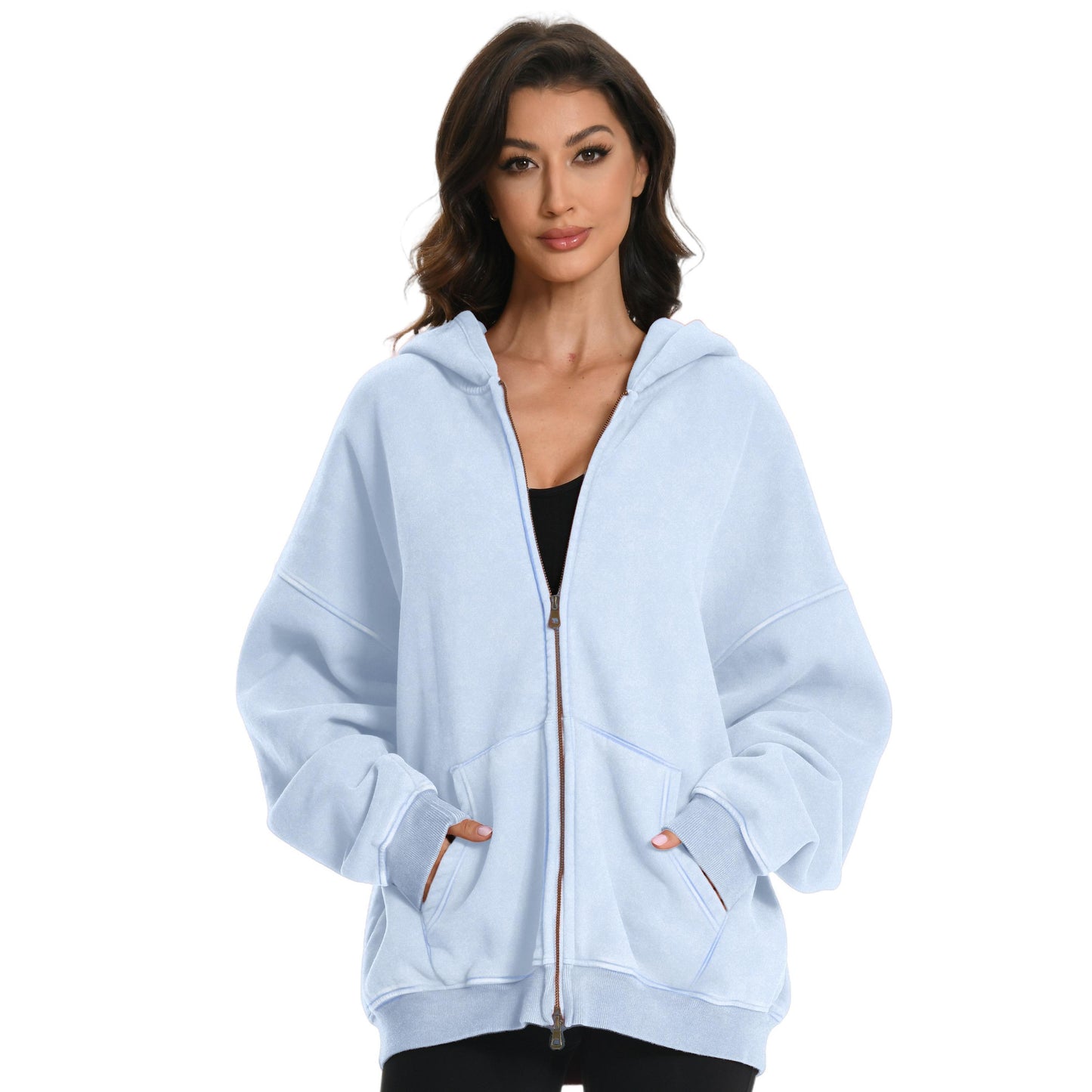 VintageWash™ Oversized Zip Hoodie