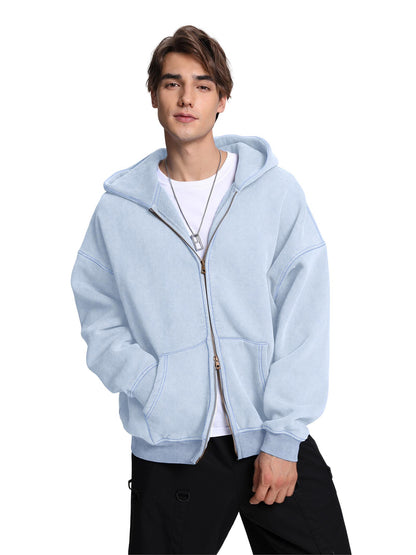 VintageWash™ Oversized Zip Hoodie