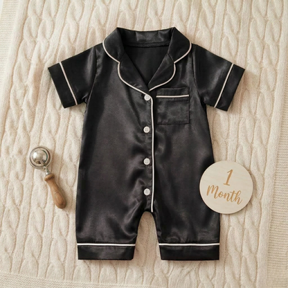 LullaLuxe™ - Baby Satin Pajamas