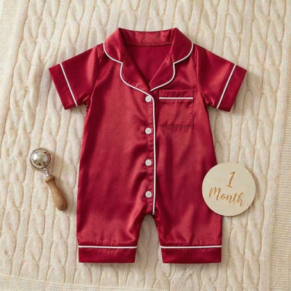 LullaLuxe™ - Baby Satin Pajamas