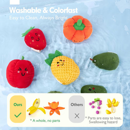 SensiHarvest™ - Plush Fruit & Veggie Set