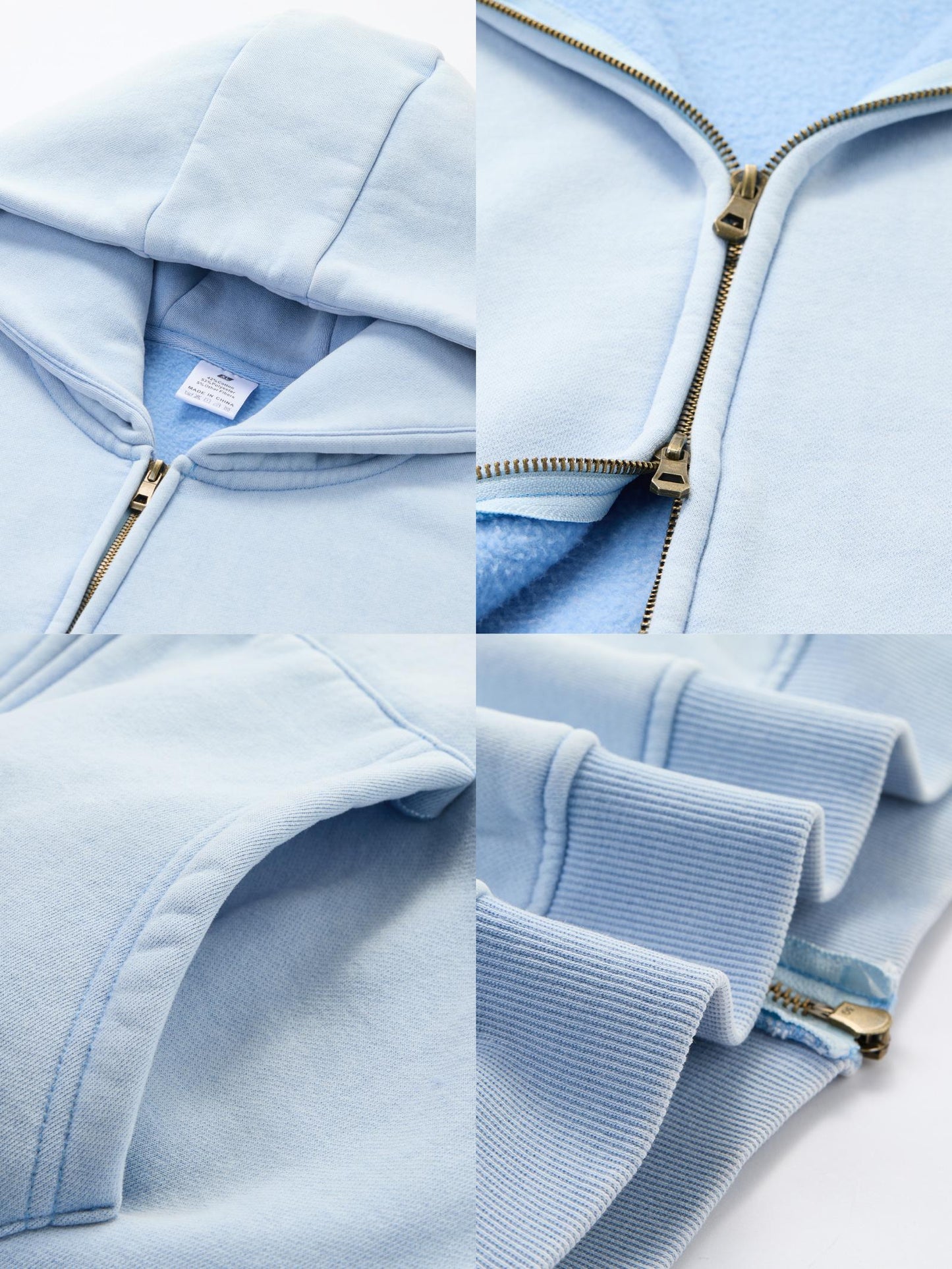VintageWash™ Oversized Zip Hoodie