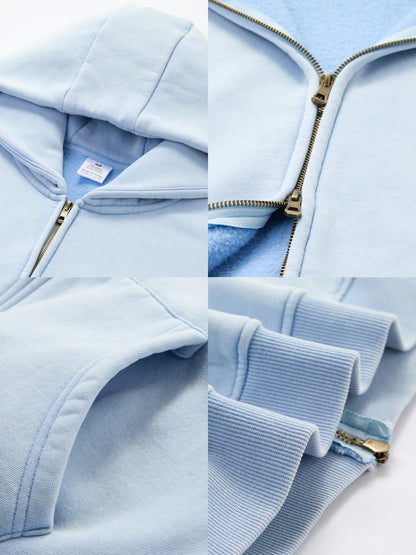 VintageWash™ Oversized Zip Hoodie