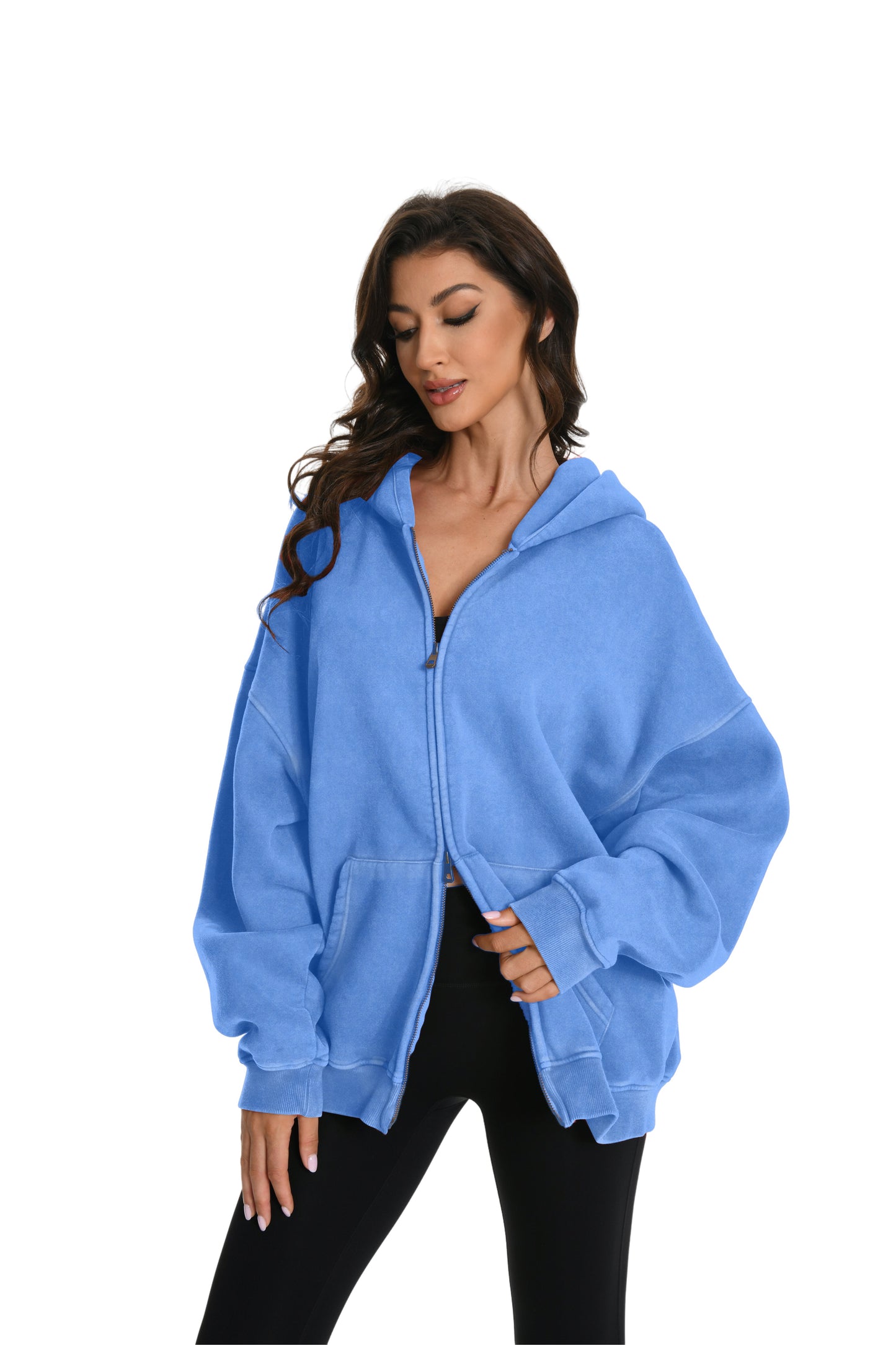 VintageWash™ Oversized Zip Hoodie