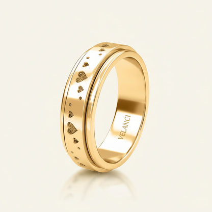 CelestiSpin™ - Moon & Star Spinner Ring