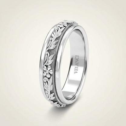 CelestiSpin™ - Moon & Star Spinner Ring