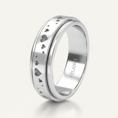 CelestiSpin™ - Moon & Star Spinner Ring