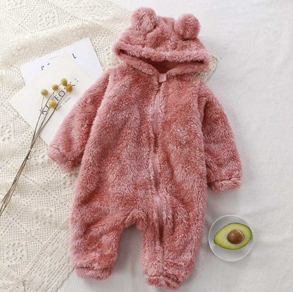 SnuggleBear™ - Plush Baby Onesie