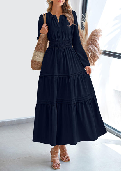BlushFlow™ - Maxi Dress