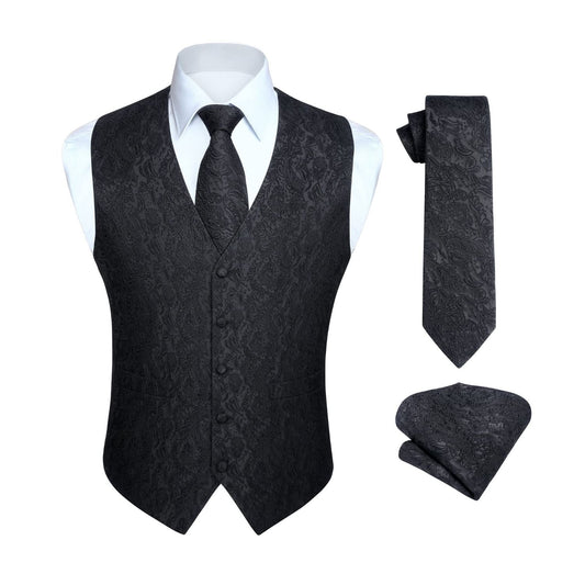 EventMaster™ Black Paisley Vest