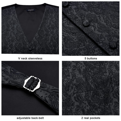 EventMaster™ Black Paisley Vest