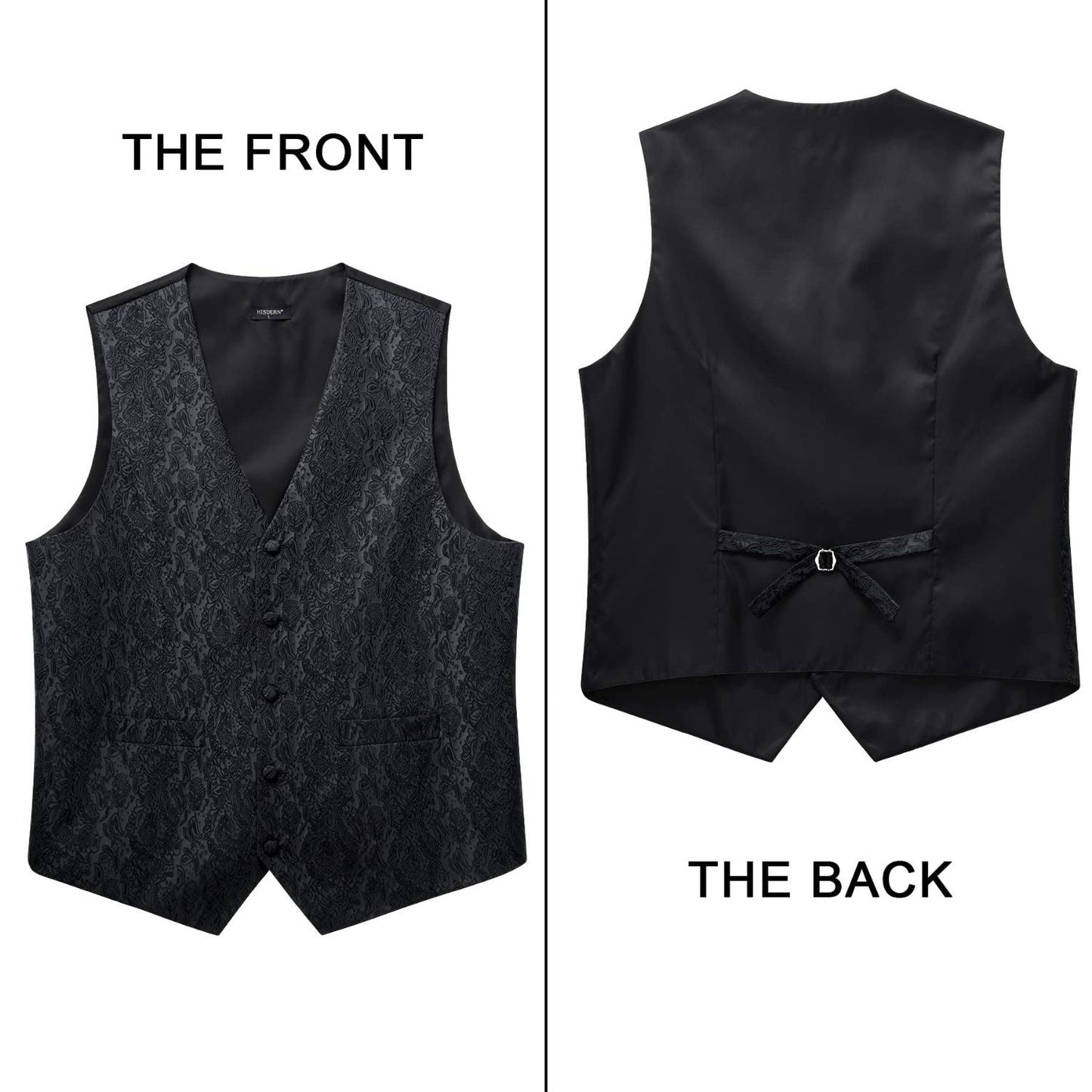 EventMaster™ Black Paisley Vest