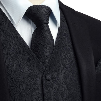 EventMaster™ Black Paisley Vest