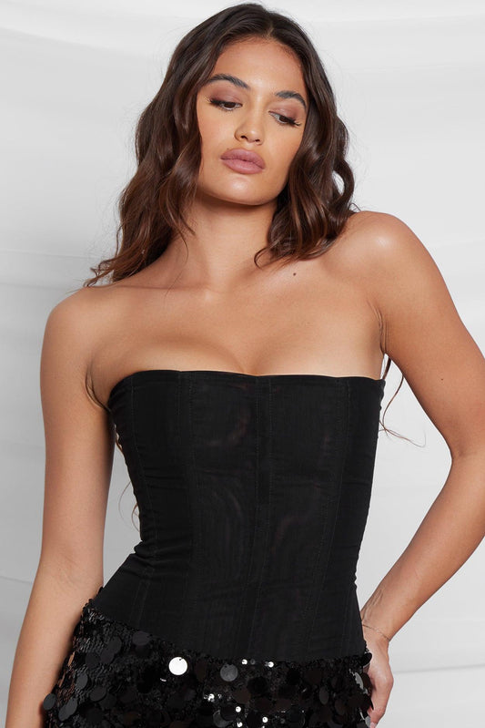 Muse Mesh Corset Top