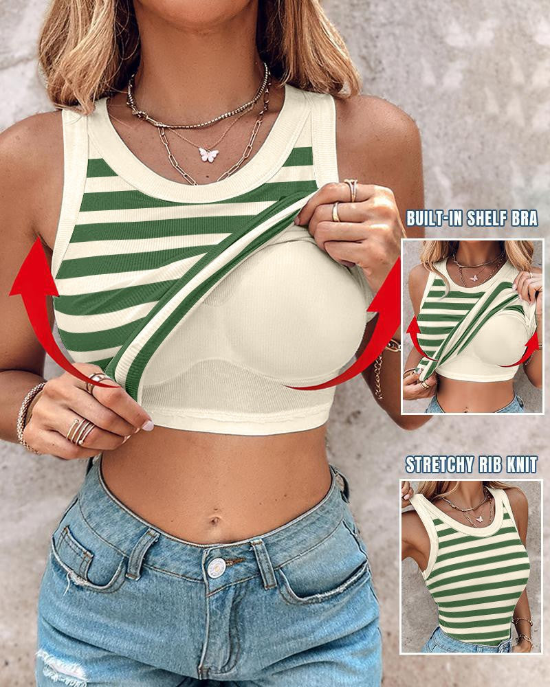 Haven™ Crop Tank with Built-In Bra