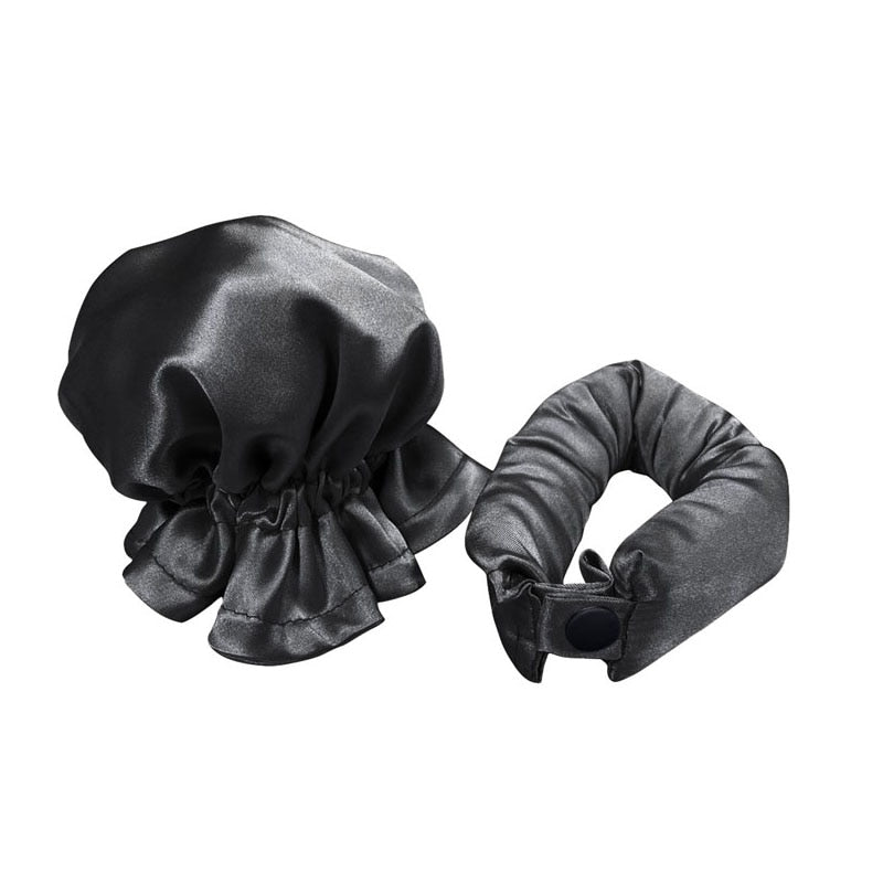 SilkGuard™ - Satin Sleep Bonnet Set