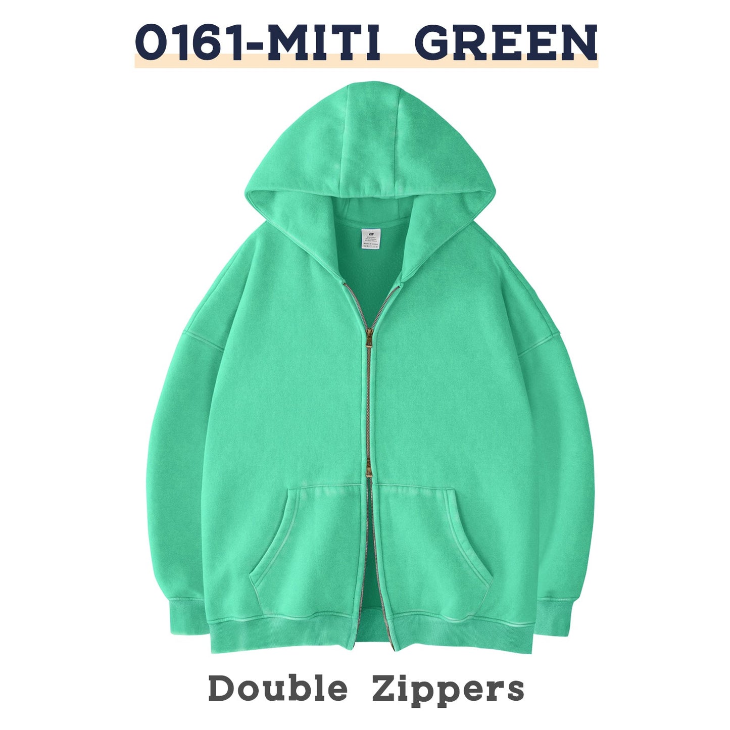 VintageWash™ Oversized Zip Hoodie