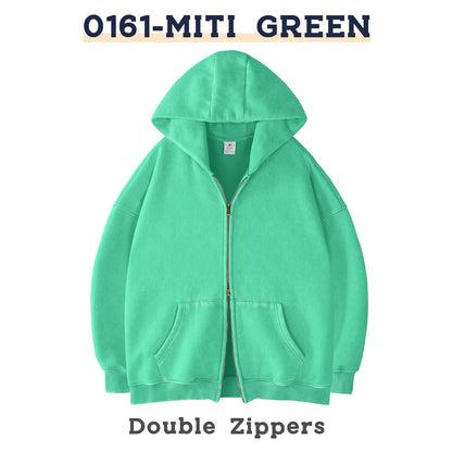 VintageWash™ Oversized Zip Hoodie