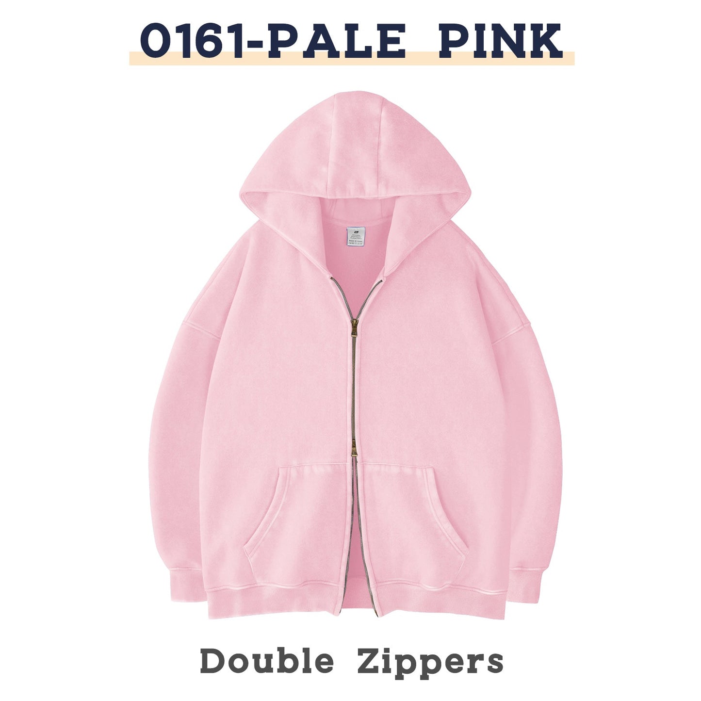 VintageWash™ Oversized Zip Hoodie