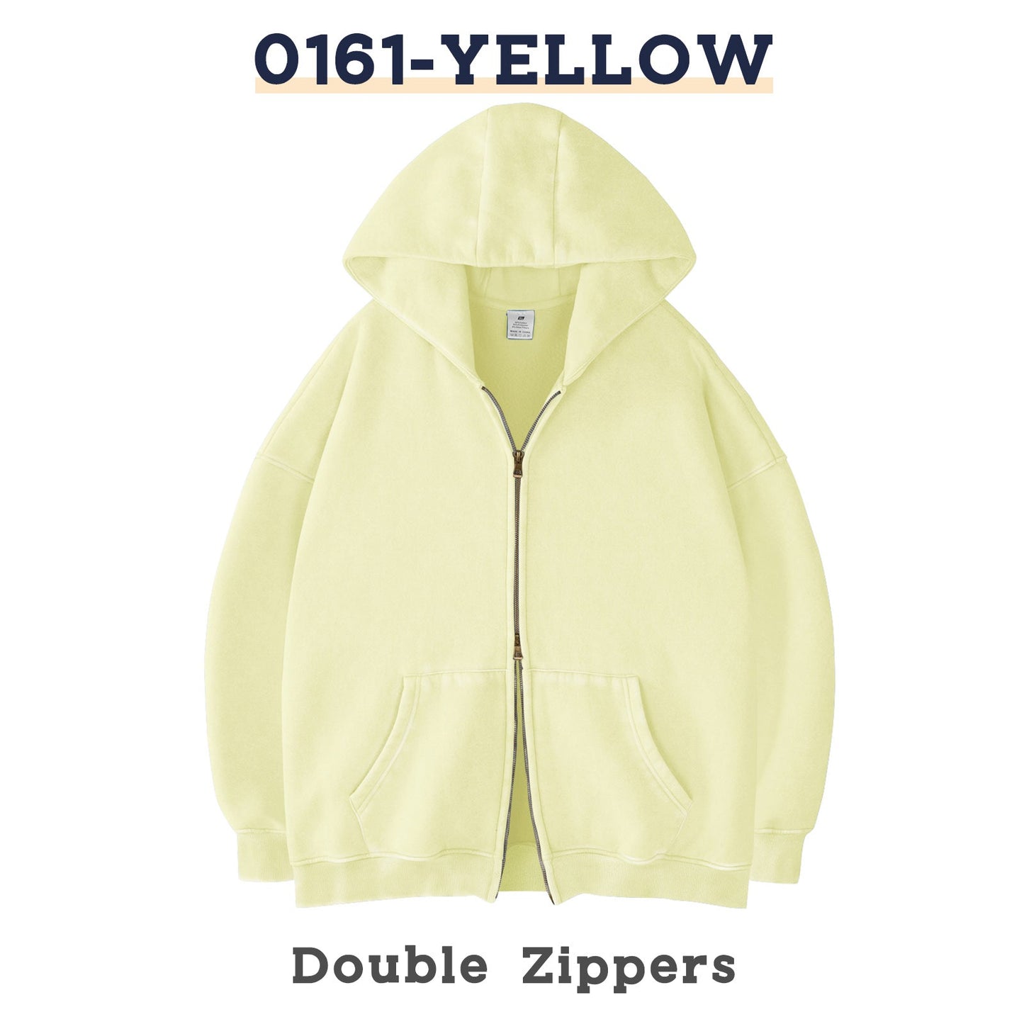 VintageWash™ Oversized Zip Hoodie