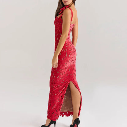 SecondSkin Lace™ Illusion Midi Dress