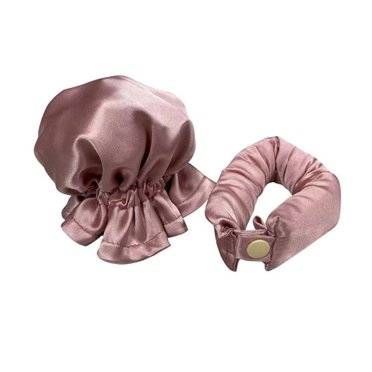 SilkGuard™ - Satin Sleep Bonnet Set
