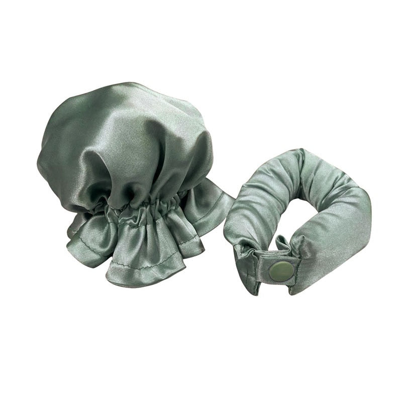 SilkGuard™ - Satin Sleep Bonnet Set