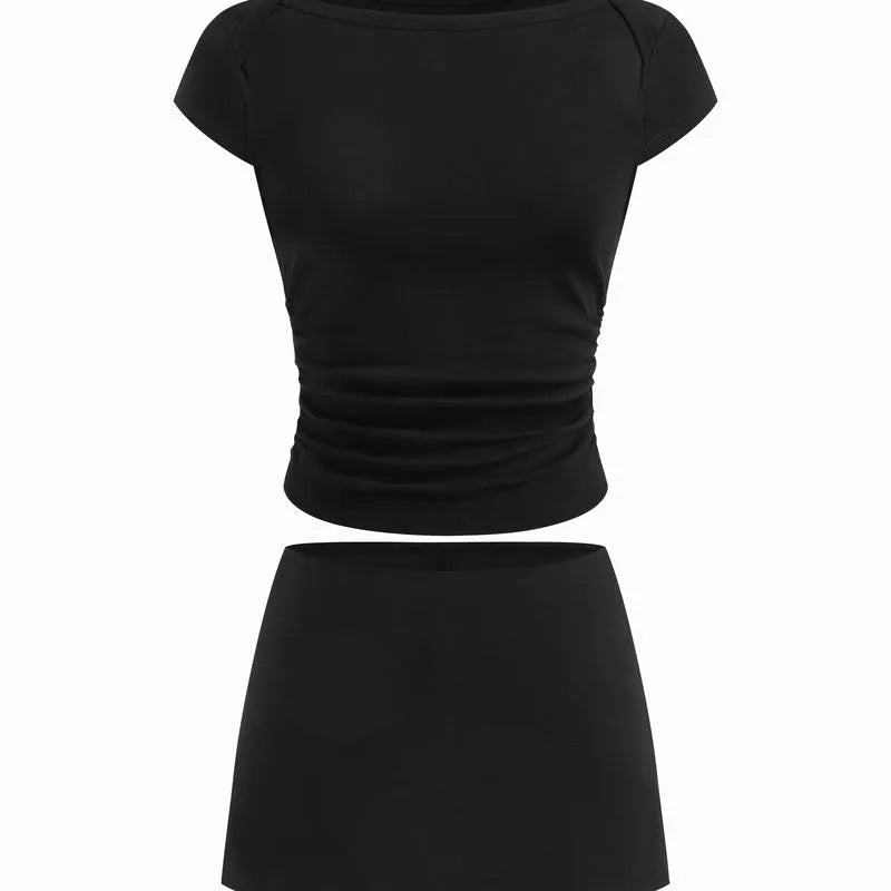Colette Polka Dot Top & Skort Set