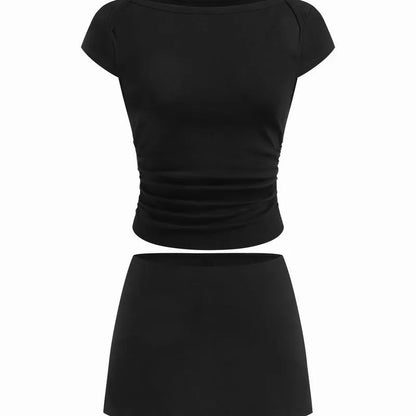 Colette Polka Dot Top & Skort Set