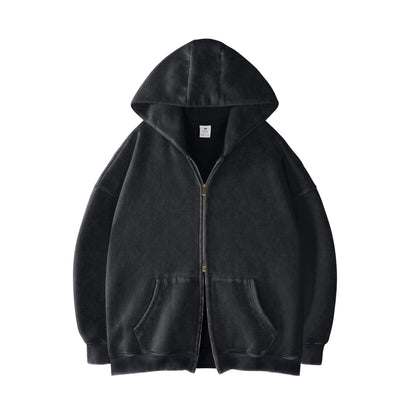 VintageWash™ Oversized Zip Hoodie