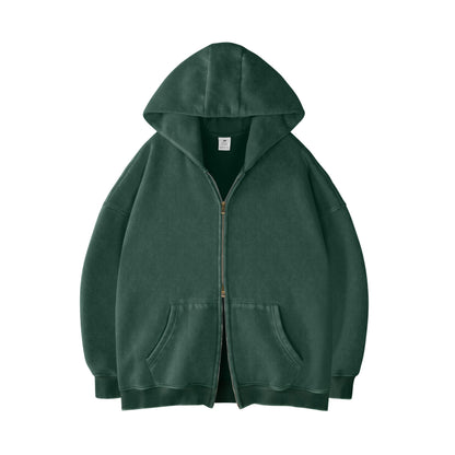 VintageWash™ Oversized Zip Hoodie