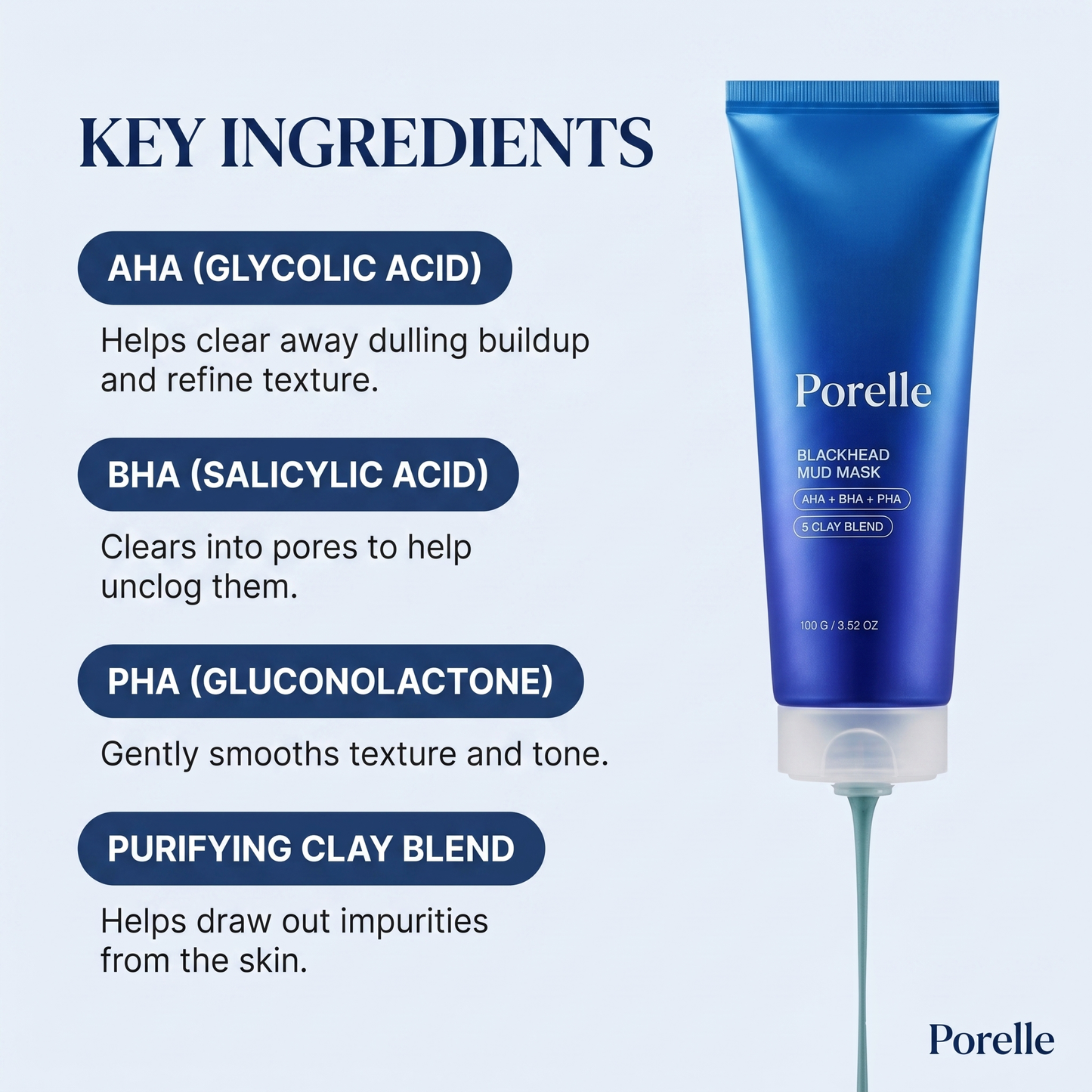Porelle Blackhead Mud Mask