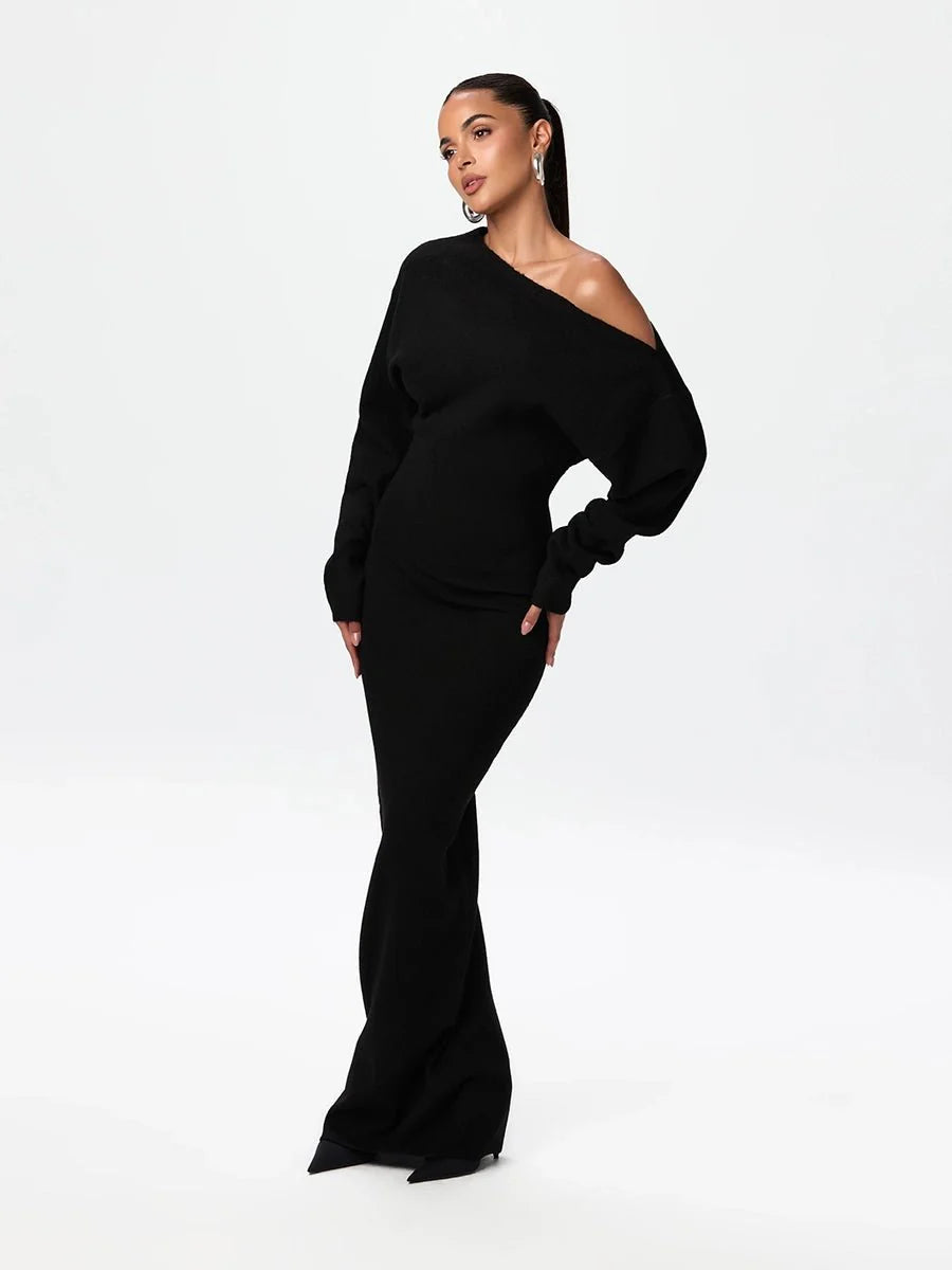 SculptLuxe™ - Knit Maxi Set