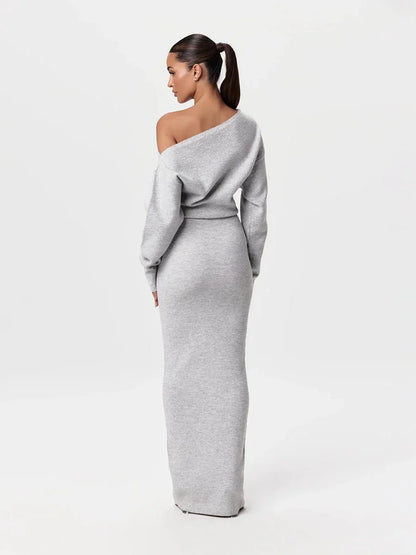 SculptLuxe™ - Knit Maxi Set