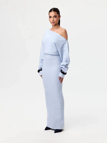 SculptLuxe™ - Knit Maxi Set